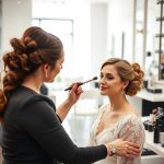 سالن زیبایی ملکا خدمات میکاپ شینیون عروس در مشهد کوشش